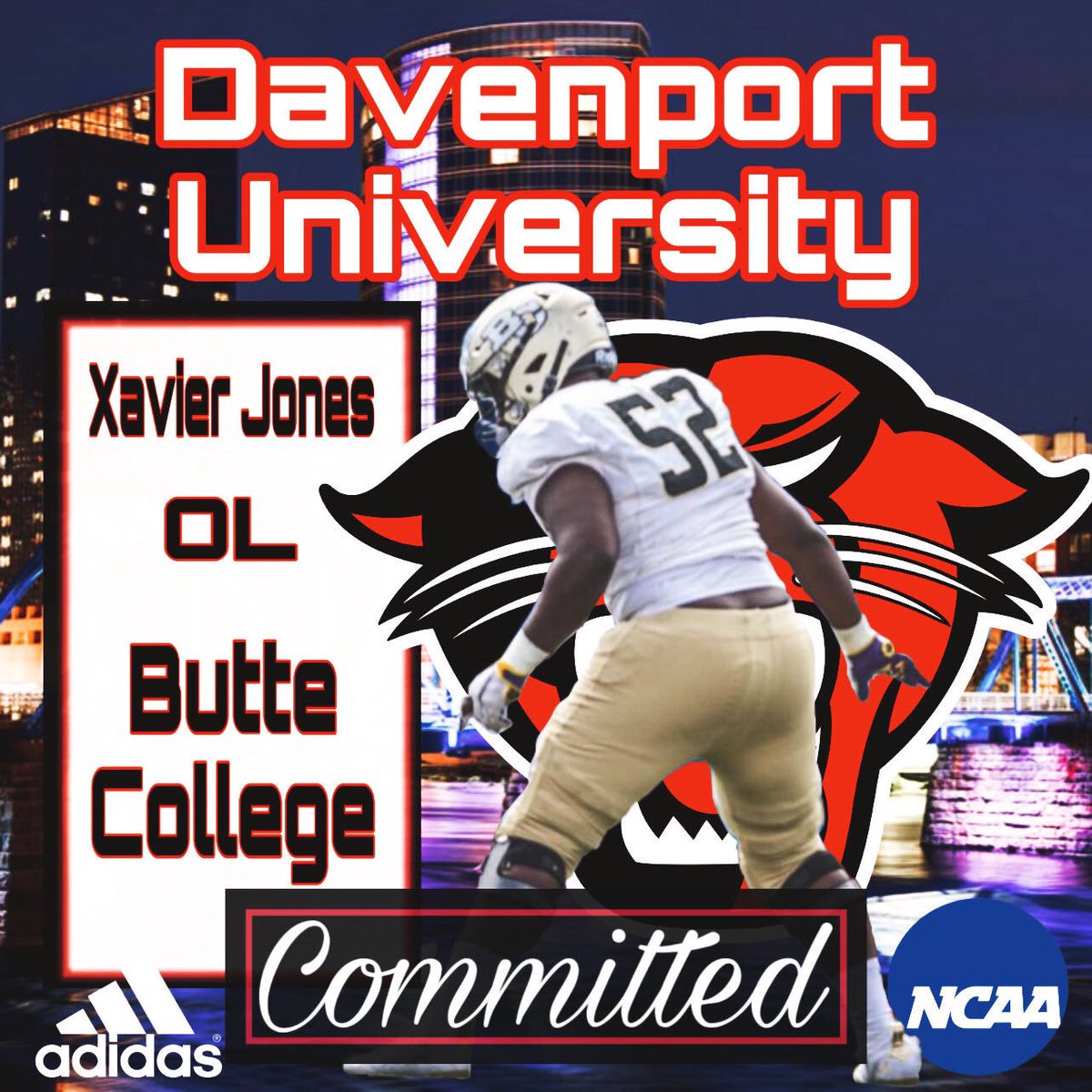 At this time I am excited to announce that I’m 100% committed to Davenport University. <a href="/Coach_Snelling/">Coach Snelling</a> <a href="/Coach_Hays2/">Jon Hays</a> <a href="/Glory2God_/">Thomas Byrd</a> @lmelo90
