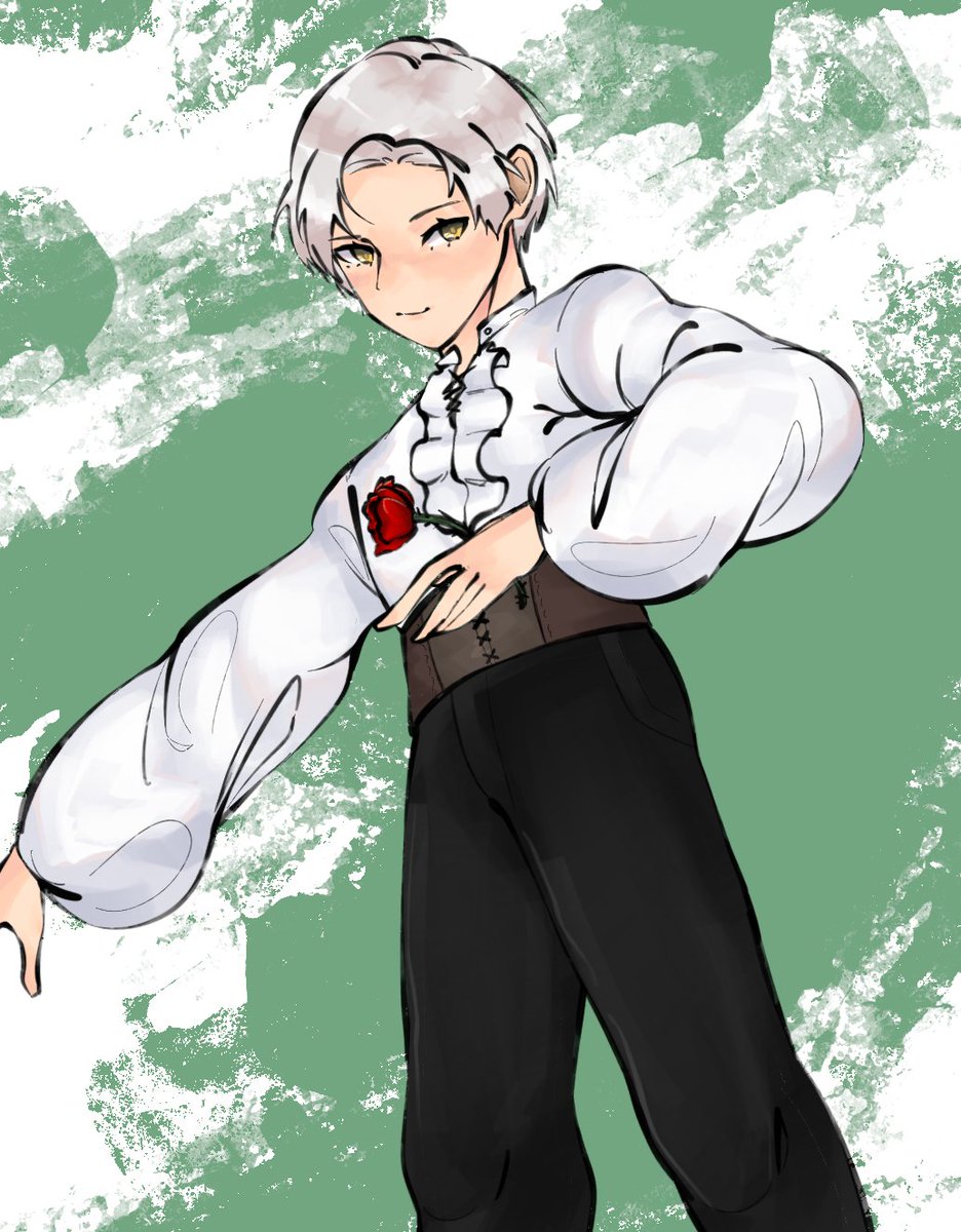 personifiedsmol's tweet photo. Here is my ToT Secret Santa piece for @razorbaobei , who shares my love for mo yi and thus requested him as a gift ehe, I hope you like it! #TOTSecretSanta https://t.co/RDWcPkoYKJ