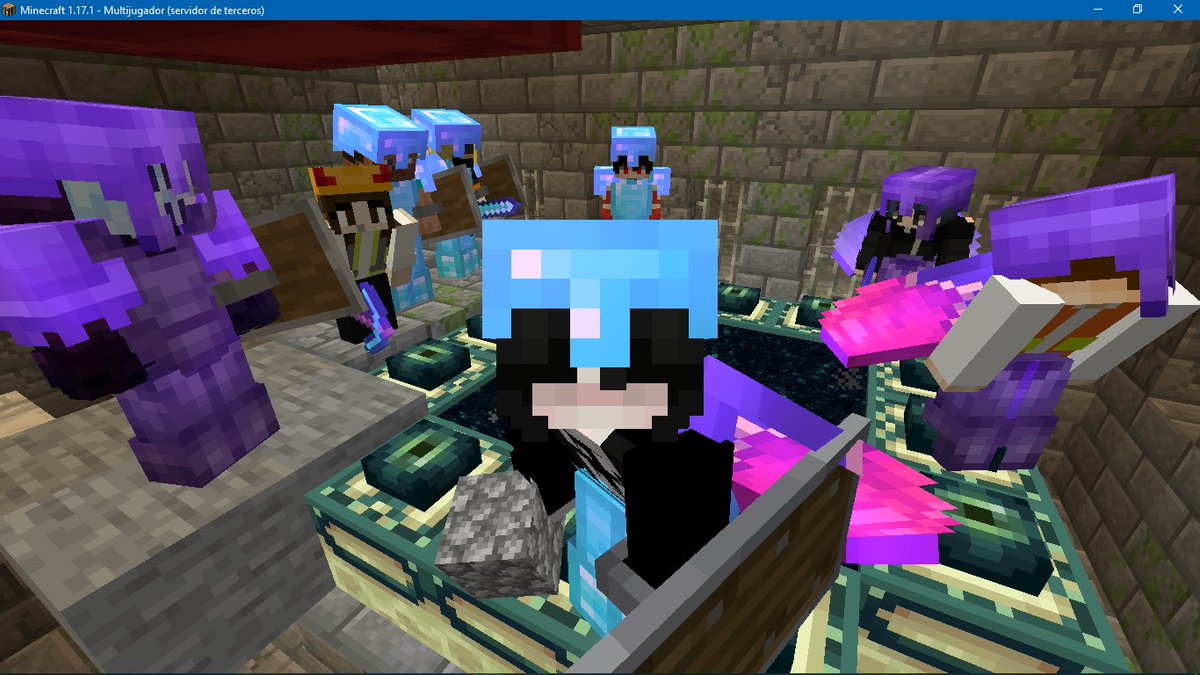 GoddessFresita's tweet image. Nos hicieron falta varios pero ya vendrán pa matar al Wither en Minecraft ♥ #MultiMC #Java #Bedrock