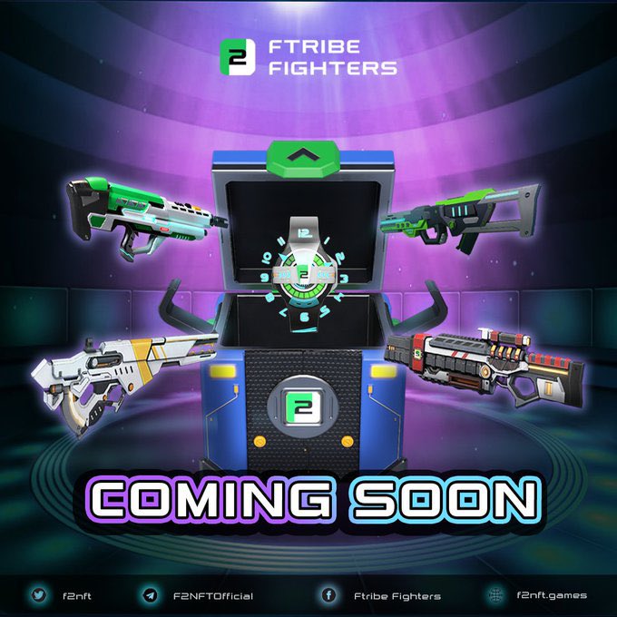🌈采用Ftribe先进技术，将发布4种先进武器
  💫  Stroke SM
⚡Deadbolt DK
⚡Scepter EVO
⚡Light Ray L
  🔥 拥有这4件武器，你就是不败的战士
  #FtribeFighters #MobaNFT #Box #F2Box
