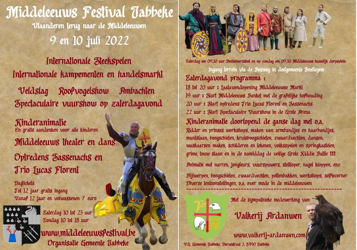 Middeleeuws Festival Snellegem tweet media