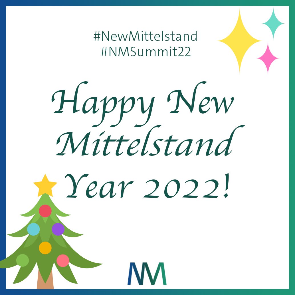 Besinnliche Feiertage und Happy #NewMittelstand Year 2022! Danke an alle unsere Freunde, Partner und Gleichgesinnte #OpenChampion #InnovationPositive #Maschinenraum #MittelStart #Mittelstand #Familienunternehmen #ZebrasUnite <a href="/Zebras_Unite/">🦓 Zebras Unite 🦓</a>  #ProjectTogether #ZukunftGestalten