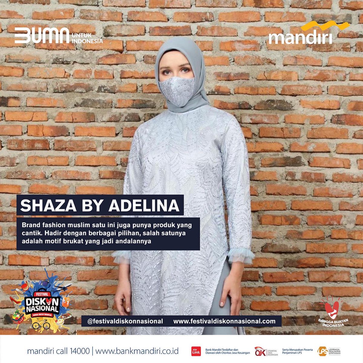 FestivalDiskon's tweet photo. Brand-brand ini merupakan brand hijab lokal yang berkualitas tinggi, lho! Cocok banget buat kamu yang sering memakai hijab dan tetap mau tampil keren dan cantik. https://t.co/N3GJJe75JG