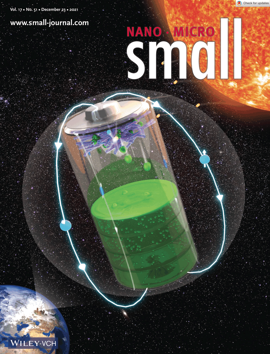 Materials & Interface Engineering @ TNN's Lab (@tnnlab) on Twitter photo A happy way to end the year with. :)
Excited to see our work being highlighted as the cover page of <a href="/Wiley_Chemistry/">Wiley Chemistry</a> Small journal. Read this work, Amar Kumar's first paper as the lead author, here:
doi.org/10.1002/smll.2… A happy way to end the year with. :)
Excited to see our work being highlighted as the cover page of <a href="/Wiley_Chemistry/">Wiley Chemistry</a> Small journal. Read this work, Amar Kumar's first paper as the lead author, here:
doi.org/10.1002/smll.2…