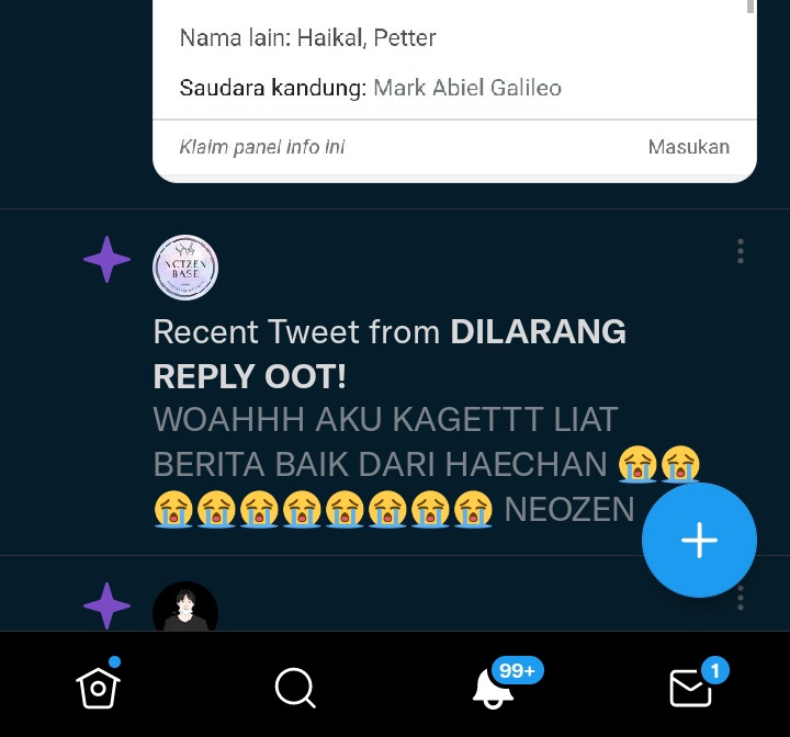 its been a looong time ga mampir ke acc ini, cek notifikasi banyak bgt ih mana isinya rekomendasi twt semua 😭👍🏻