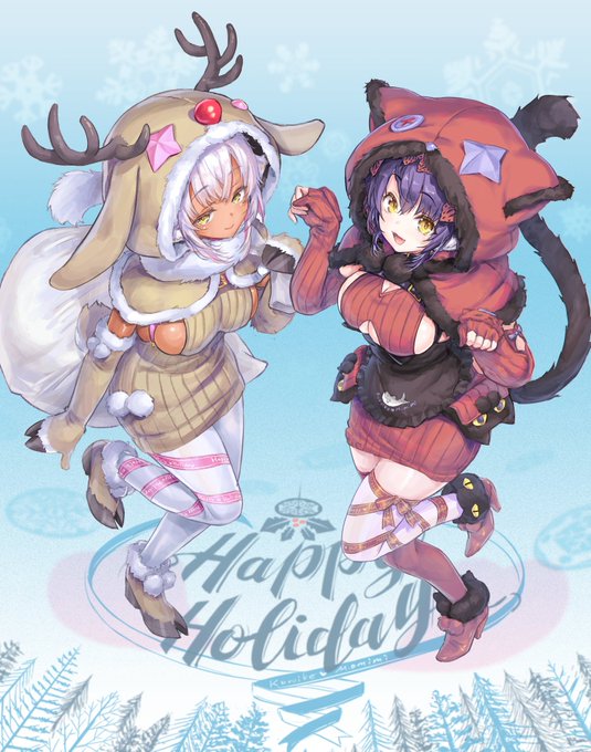 Happy Holidays!

# くろいけもみみ
# けもあーと 