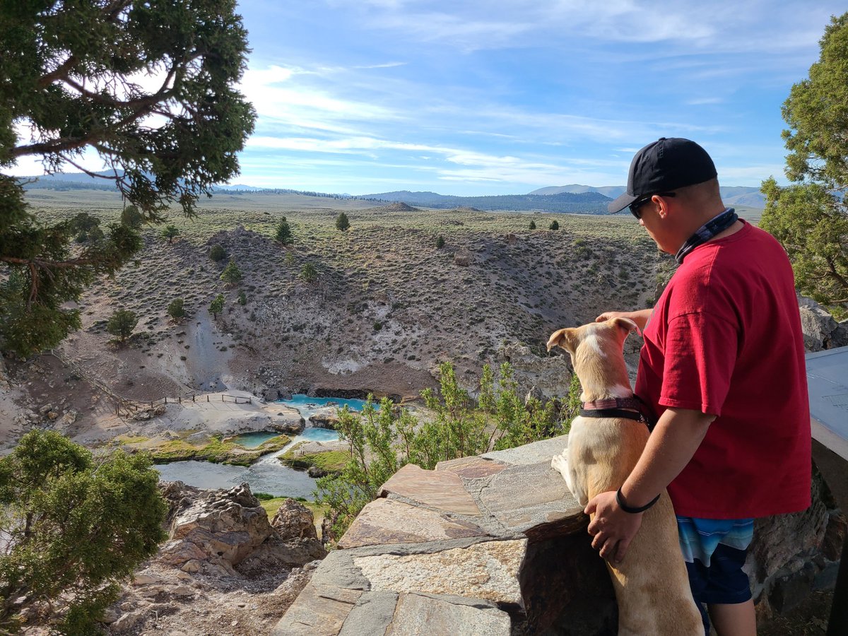 Hot creek geological site 🤘