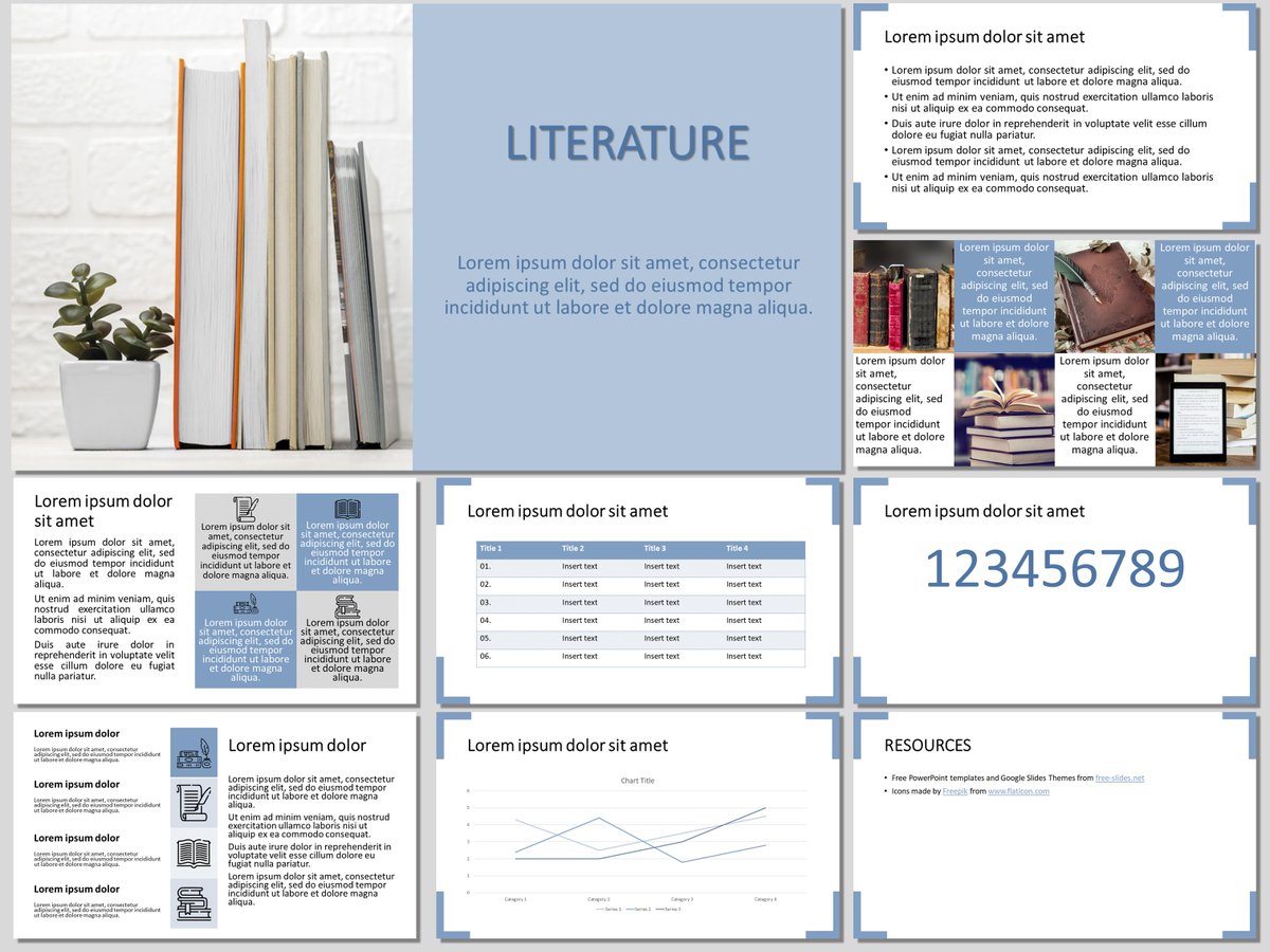 Free_Slides's tweet image. Free template to create a presentation on literature.
free-slides.net/powerpoint-tem…
#PowerPoint #powerpointtemplates