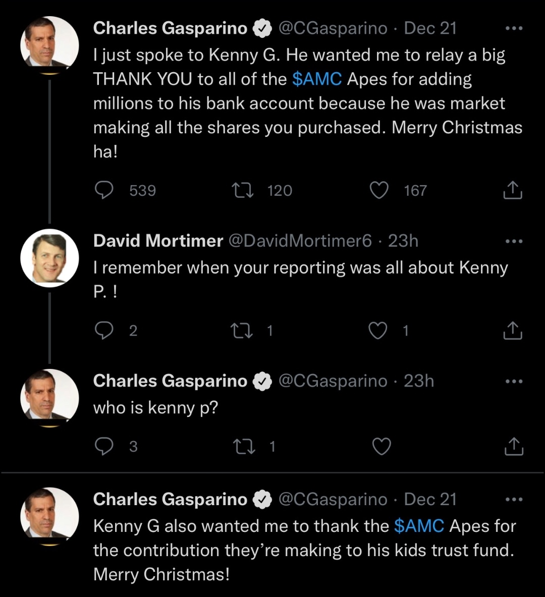 gabrielgriffin's tweet photo. 4.1 million retail investors who are facing real struggles this holiday are being laughed at by a @FoxBusiness reporter who brags about talking to kenny g who happens to control 47 % of all retail transactions in the market..is there anything wrong with this picture ?? Smh π€π€ https://t.co/x33FpObdpg