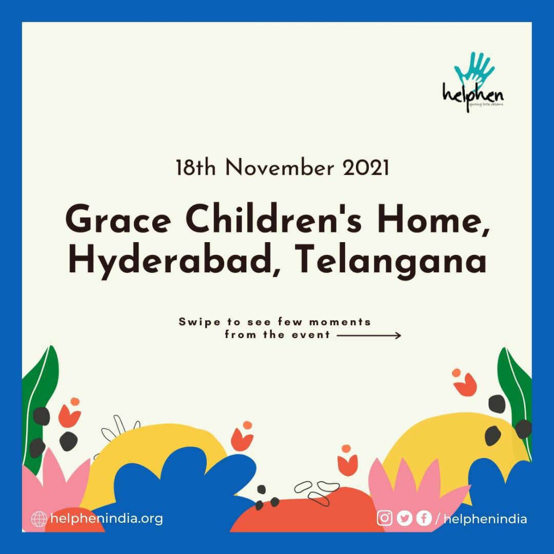 HelphenIndia's tweet photo. We, at #HelphenIndia, conducted an event at Grace Children's Home where we distributed chocolates and sports equipment.
The #happiness on those children's faces inspires us to conduct more such #events in future, #SpreadingJoy in whatever little way we can! https://t.co/eNsblylWZd