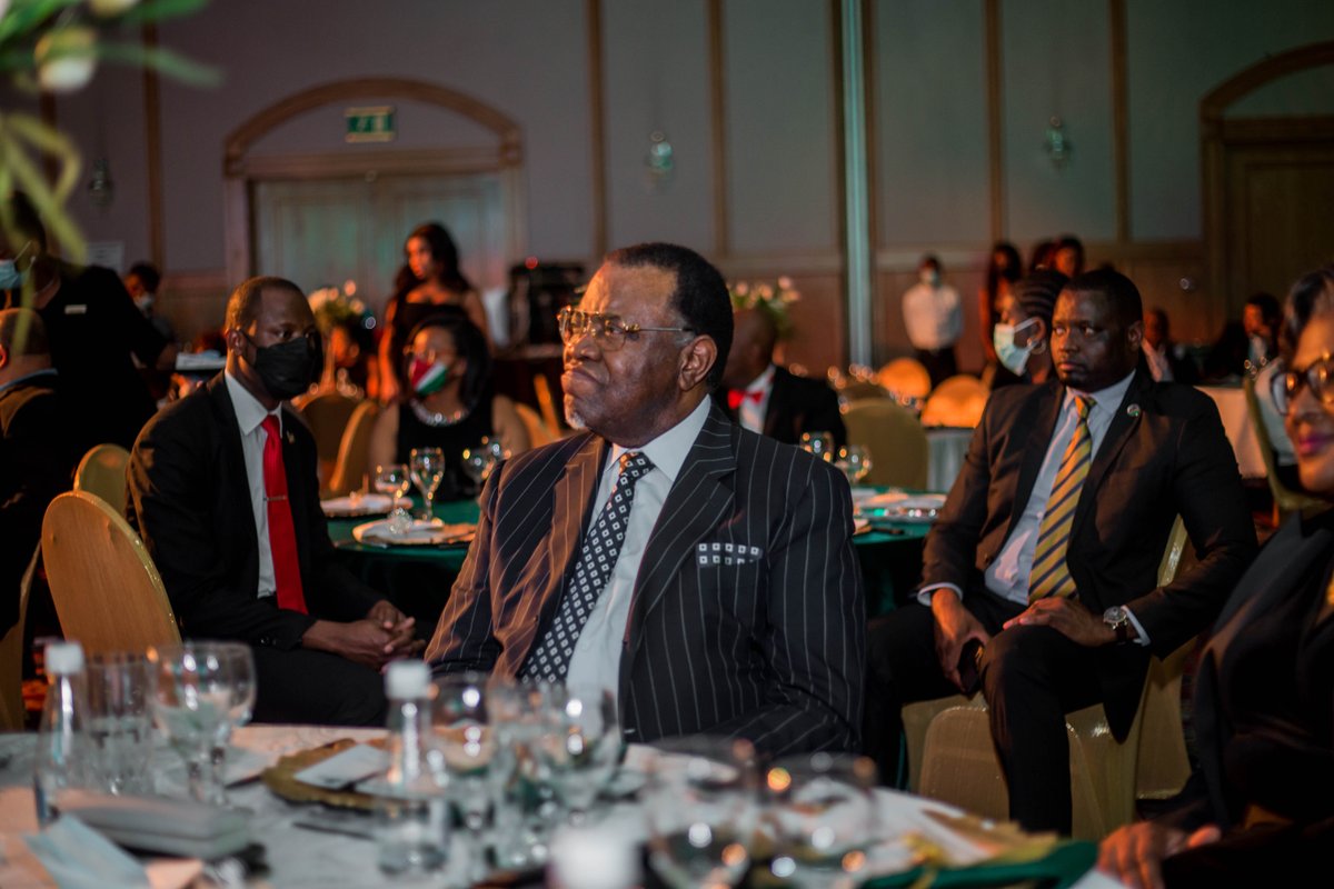 We would like to thank President H.E Hage Geingob and First Lady Monica Geingos for gracing us with their presence at the #NWAFundraisingGala #PNWA 
📸 Leo Viitch