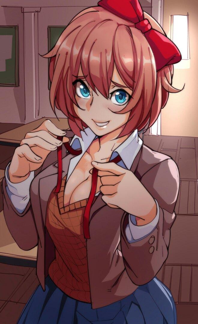 BEAVISE_SAW's tweet photo. #DDLC #Sayory #Kawai https://t.co/tcWta7WiuM