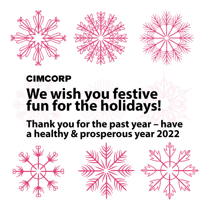 We did three different holiday cards to celebrate the coming season. Which one is your favorite? 👀💛

Season’s greetings from the Cimcorpers to our friends, stakeholders, partners, customers and especially to you reading this!

#holidayseason 
#SeasonGreetings