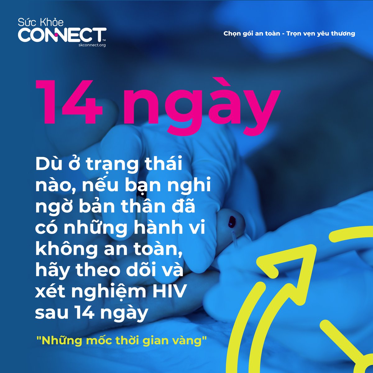 skconnectorg's tweet photo. Sống khỏe re với những mốc thời gian vàng!
-----
💦 Sống khỏe, yêu mới phẻ.
📱 SKConnect - Chọn Gói An Toàn, Trọn Vẹn Yêu Thương
📌 Tư vấn và hỗ trợ đăng ký miễn phí các dịch vụ liên quan HIV, STI và PrEP https://t.co/ISQoRajJxE https://t.co/J79X4OUdKR