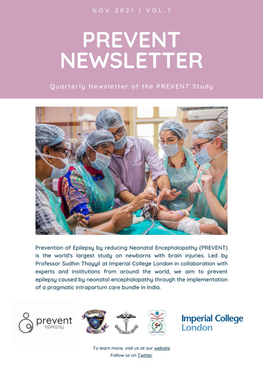 Our seventh quarterly issue of PREVENT newsletter is published. #preventstudy #neonates #braininjury #Epilepsy #NIHRGlobal <a href="/NIHRresearch/">National Institute for Health and Care Research</a> <a href="/NIHRglobal/">NIHR Global Health</a>
 
To access the newsletter, click below:
cutt.ly/nUpXdbm