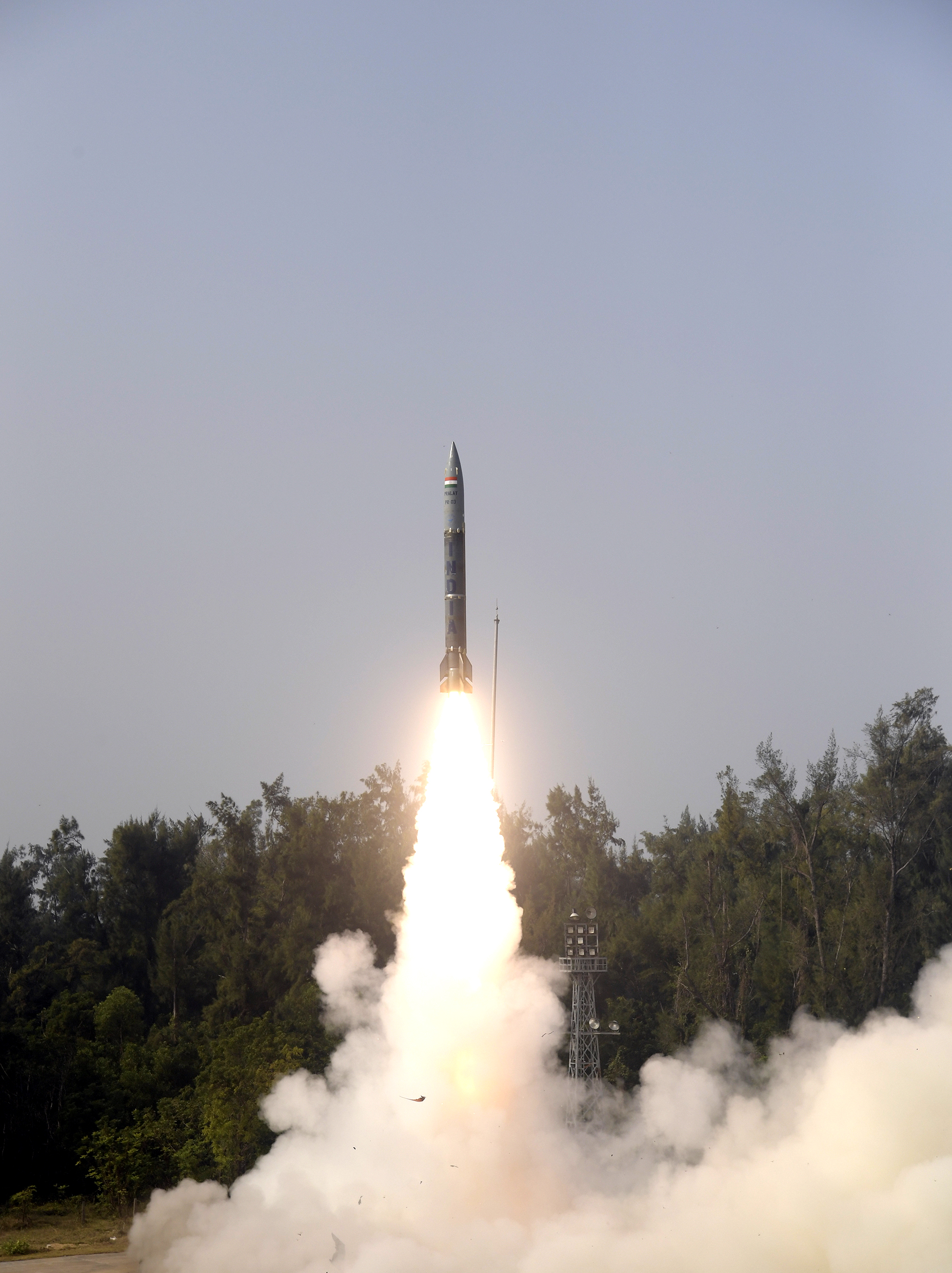 Vayu Aerospace Review on Twitter: &quot;DRDO successfully conducts second flight-test of indigenously developed conventional Surface-to-Surface missile 'Pralay' In today's launch, the 'Pralay' missile was tested for heavier payload and different range to
