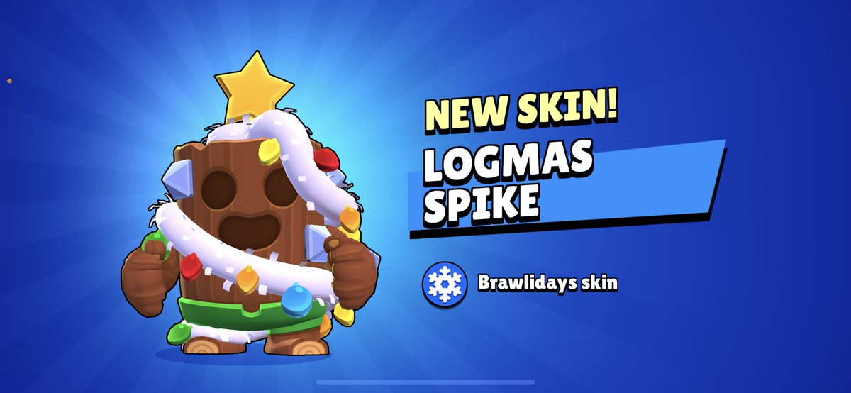 Aries__Gaming's tweet photo. Yaaaaay!! Such a cutie!๐ชต๐
@thelogmas ๐๐
#BrawlStars #Logmas #Brawlidays https://t.co/8Z0EOJlKTB