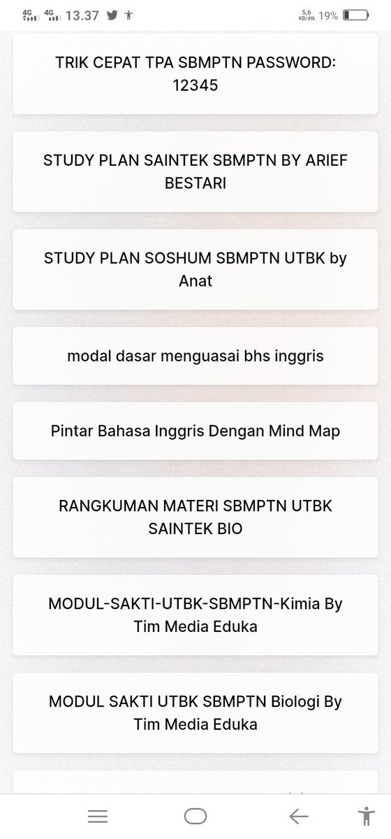 kiah_nd13's tweet photo. ✨Hai! Disini aku cuma mau berbagi buat kalian anak2 ambis yg ingin masuk PTN impian tp masih kekurangan materi dan latsol, dan atau untuk kalian yg ga bs ikut bimbel apalagi yg blum bs beli buku SBMPTN.

Plis bantu LIKE dan RETWEET agar banyak dari teman-teman kita yg terbantu❤️ https://t.co/9GJG0IoEOG