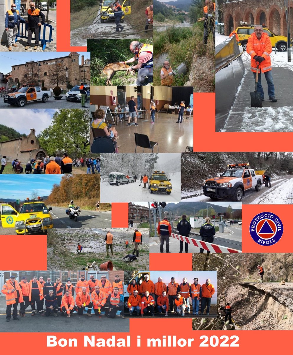 ProtCivilRipoll's tweet photo. El Voluntariat de Protecció Civil Ripoll us desitja un feliç Nadal i un millor any 2022. #Ripoll https://t.co/1y8Wg8FVei
