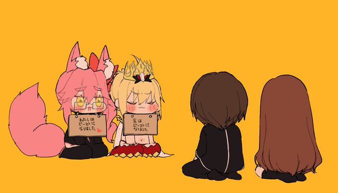 「ピンク髪 女の子座り」のTwitter画像/イラスト(人気順)