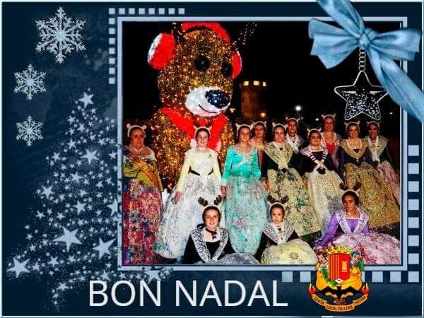 🎅🏻 Les Falles de #Paterna vos desitgem a totes i tots un Bon Nadal i un #any2022 ple de màgia #fallera i de molta felicitat 😊