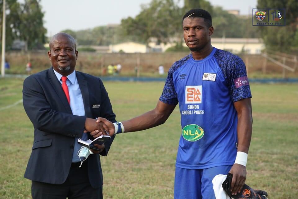 GoalSportsC's tweet photo. First Start of the season ✅
First Win of the season ✅
Man of the Match ✅

Keep Moving! 👏🏾@AyiRichmond 

#GhanaFootball #GSC https://t.co/E6LJcvZNVD