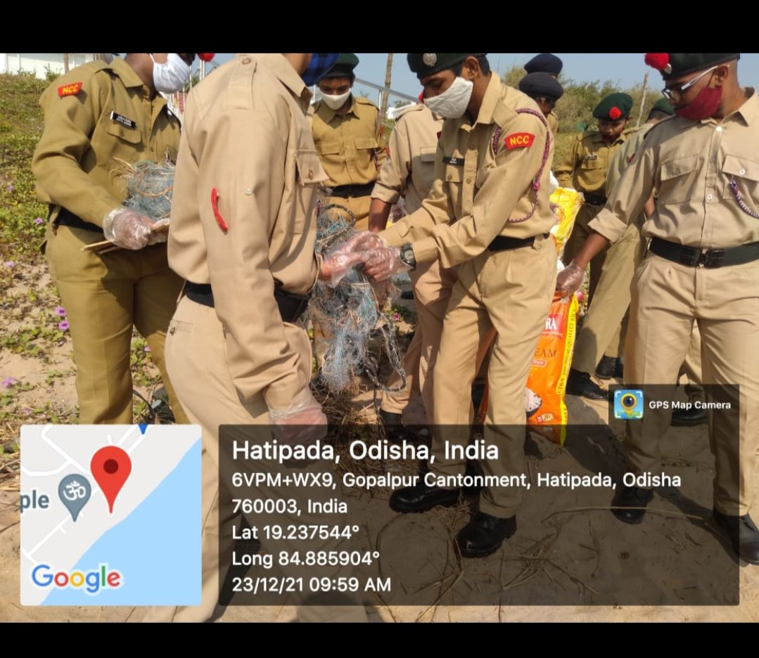 2BnOdisha's tweet photo. Beach cleaning, cycle rally and awareness campaign being conducted by KV &amp; Army Public School Gopalpur of 2 (O) Bn NCC.
1 offr, 2 pi staff, 2 ANOs and 90 cadets participating..Principal APS is the chief guest.
@HQ_DG_NCC 
@kalinga_sagar 
@konarkkids 
@TarunKAich
@utkalpride https://t.co/Ytq3Tsyobc