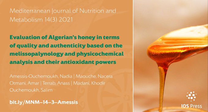 ADIItalianet's tweet photo. Read "Evaluation of Algerian’s honey in terms of quality and authenticity based on the melissopalynology and physicochemical analysis and their antioxidant powers" at https://t.co/h6ekXdUmte https://t.co/kzstaSaJsW