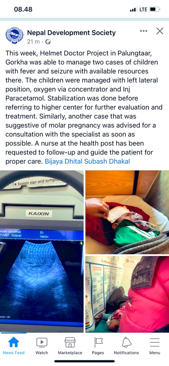 This week, our Helmet Doctor Project in Palungtaar, Gorkha was able to manage two cases of children with fever and seizure with locally available resources. Thanks to <a href="/nepalmed/">Nepalmed</a> for the support and collaboration.