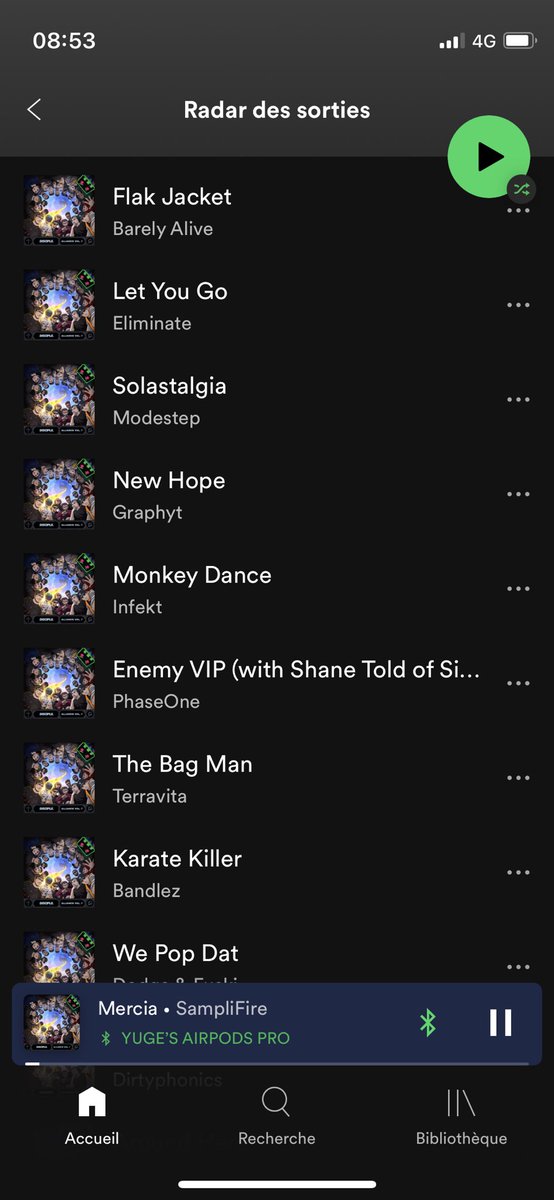 Release Radar takeover 🤘😂🤘
Congrats <a href="/Disciplerecs/">Disciple ⚔️</a> <a href="/Samplifire/">Samplifire</a> <a href="/DIRTYPHONICS/">Dirtyphonics</a>