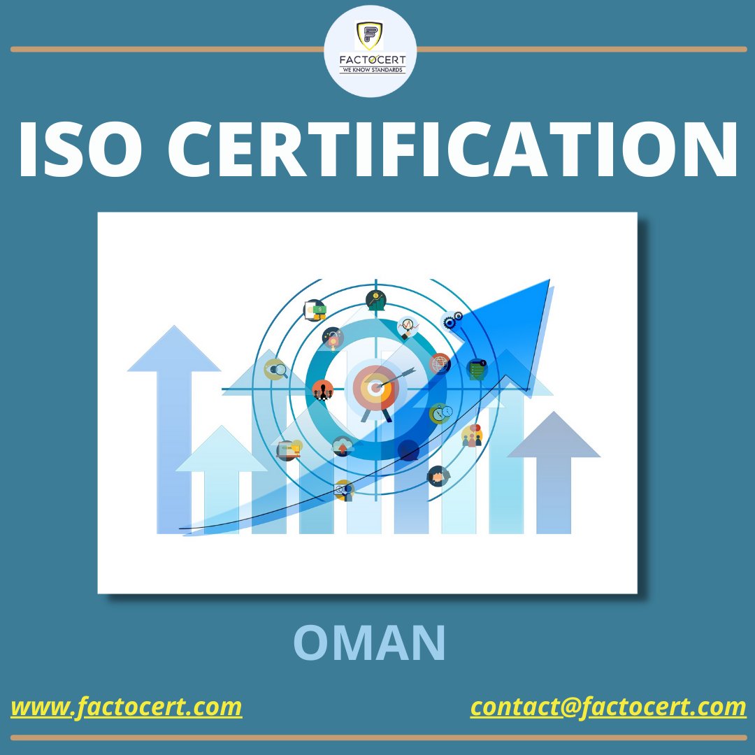 factocert's tweet photo. An #ISOCertification indicates that a #company is committed to both #Quality #standards and #QualityManagementSystems. Get your #business  #certified with #Factocert across #Oman and its regions. For more information, visit: https://t.co/aQmnJa7nzF
#ISO #consultant #MiddleEast https://t.co/GCBPDFHwlH