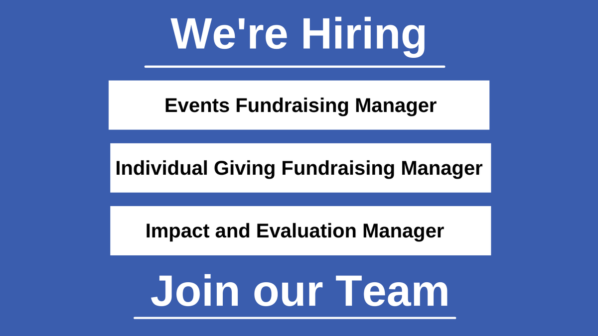 We're hiring for new roles 📢 

If you want to join a fun and caring team that helps families to get away on holidays that make a world of difference, apply now! - bit.ly/30FBu0E 

#Fundraising #FundraisingJobs