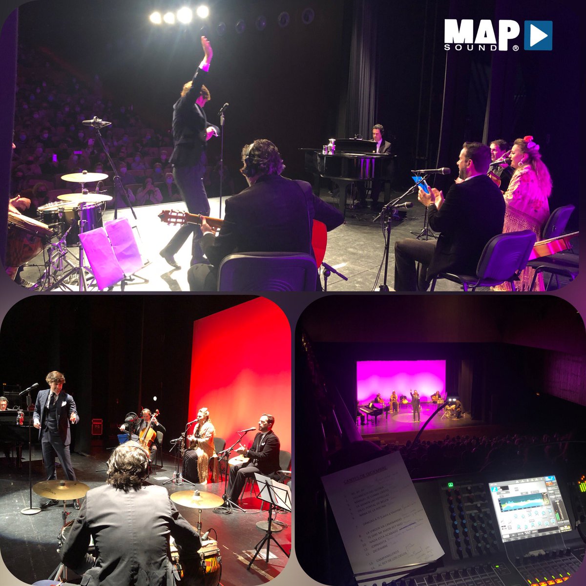 Mapsound's tweet image. Continúa la #navidad y que mejor manera que con el #concierto Cantes de Diciembre de Manuel Lombo y un teatro hasta la bandera

#culturasegura #villancicos #flamenco #music #mapsound #cultura #montoro #córdoba #andalucia #sonido #teatro #arte