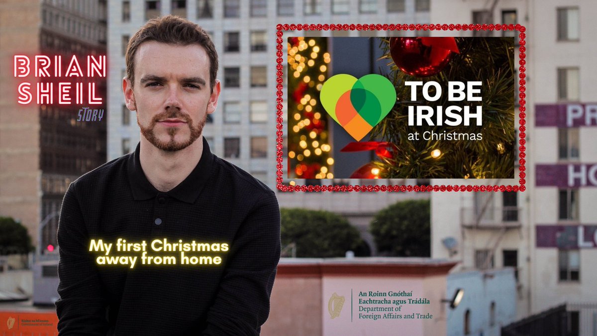 MY FIRST CHRISTMAS AWAY FROM HOME🎄Delighted to be asked by @ToBeIrish and The Dept. of Foreign Affairs to give an interview on what it means to be Irish at Christmas time when you’re away from home. I spoke about the time I lived in Santa Monica, California for over a month.