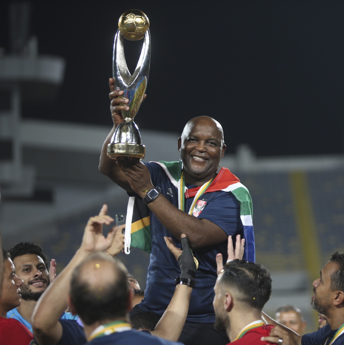 iDiskiTimes's tweet photo. πππ #TotalCAFSC
πππ #TotalCAFCL
First African coach to win the Champions League three times. β
First African head coach to win back to back Super Cup titles. β
πΏπ¦ @TheRealPitso π | π Africa's finest. https://t.co/YULb7il1D6