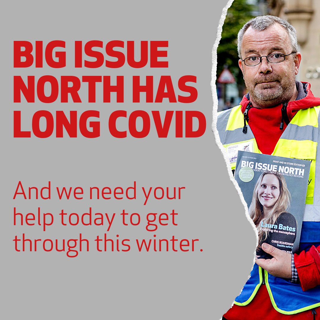 bigissuenorth's tweet photo. At the start of the pandemic, we experienced the most severe symptoms we could imagine –vendors off the street for almost half of 2020. Even though our vendors are back, the effects of the pandemics continue to linger, and Omicron is plunging us into crisis. https://t.co/Uy3jEBPihX