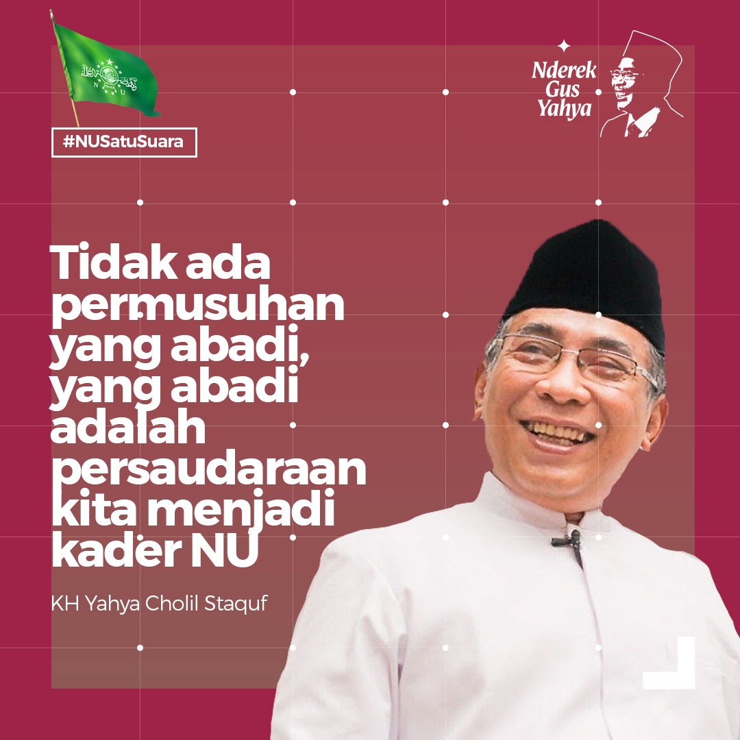 Muh_Zain_Abid's tweet photo. Nderek ake Gus Yahya Cholil Staquf @Staquf

#NUSatuSuara https://t.co/pw0fD9gGKT