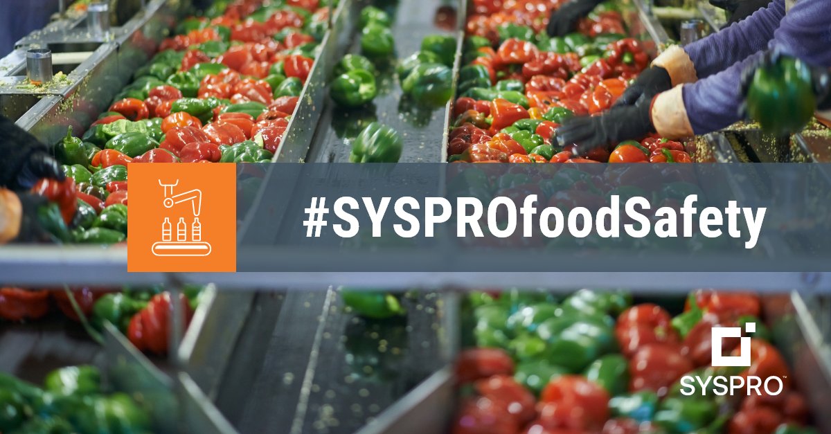 SYSPRO's tweet photo. In our #SYSPROfoodSafety series, we focus on how you can leverage the power of ERP Software for Recipe and Formula Management. Ensure that your food and beverage company is appropriately managed and secure: https://t.co/F6aol6boP9
#FoodManufacturingSoftware #SayYesToNext https://t.co/5fAGp5dEvI