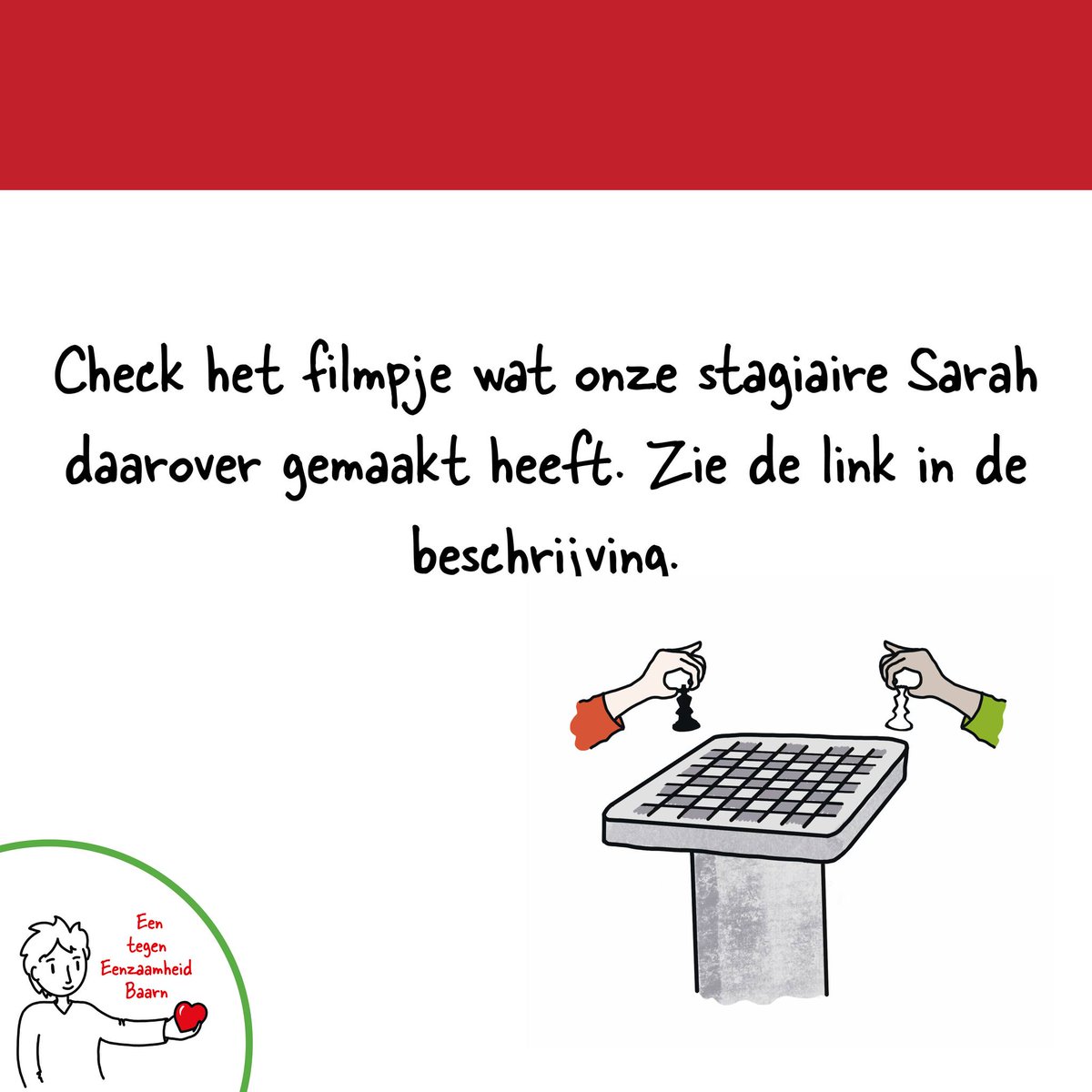 AndrevanRoshum's tweet photo. Kom jij ook lekker een potje schaken? #Baarn #eentegeneenzaamheid
https://t.co/d5fJ9RMbLm https://t.co/qF75489RbD