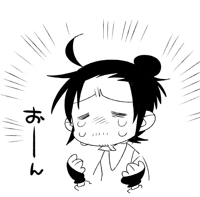 頻繁に描くタイプの泣き顔 