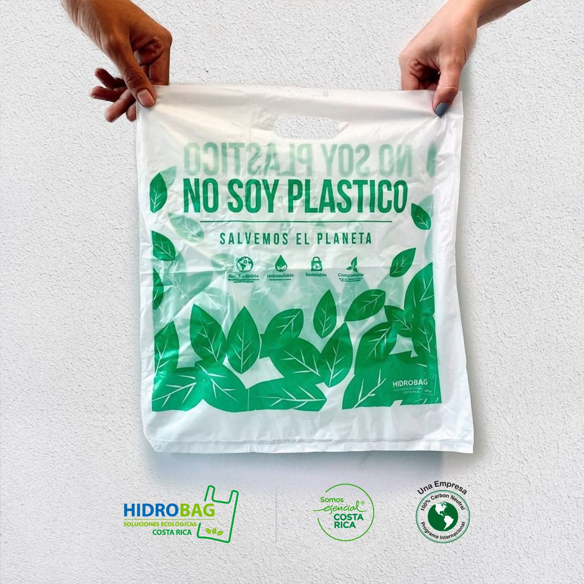 hidrobagcr's tweet photo. “Sin bolsas de plástico por favor” con estas sencillas palabras harás grandes actos en tu día a día en favor al planeta, mejor usas bolsas HIDROBAG hecha de materiales 100% biodegradable que cuida el planeta mientras este da el mismo beneficio de una bolsa de plástico tradicional https://t.co/aG3RZ6wFBB