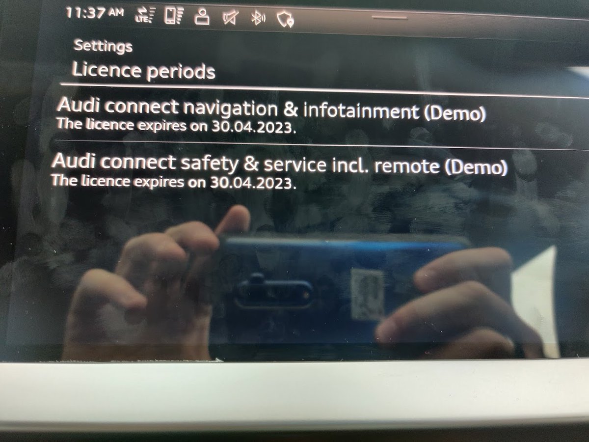 HackedComputer's tweet photo. @AudiUKCare I visited my local Audi dealer who said that I needed to visit the dealership at the point of sale. The car was flatbed delivered from Crewe (I am Leicester based), I am in talks with them however suggested that connecting the phone is all I need to do, that is not the issue: https://t.co/rEHanweJua