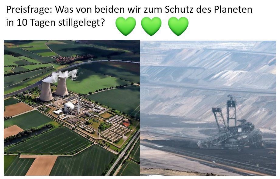 FredCyrusRoeder's tweet photo. Zugeschickt bekommen.
Nun sind es 9 Tage.

#Atom #NuclearForFuture https://t.co/CFZ3Y2rncM