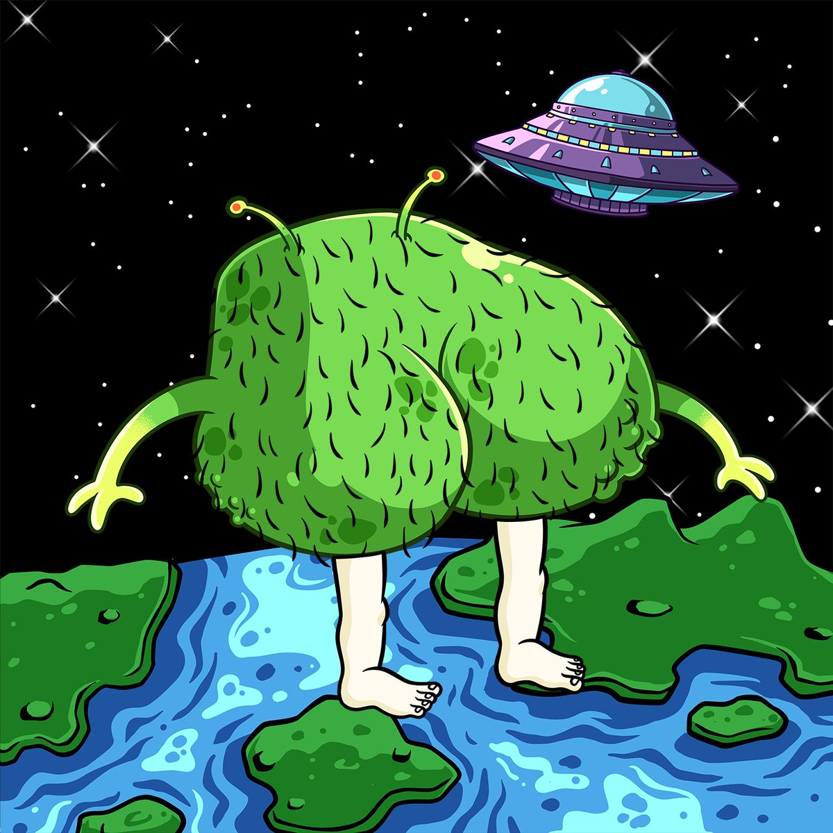 SpaceButts's tweet photo. THE HYBRID ALIEN ๐ฝ
Don't be scared by his alien look, he is half human!
Check out our Discord channel to find more butts! https://t.co/wNJferC6dR
#Spacebutts #SpaceBrevolution
#Whitelist #NFT #nftart #Aliens #Trump https://t.co/CdB2MLIVn9