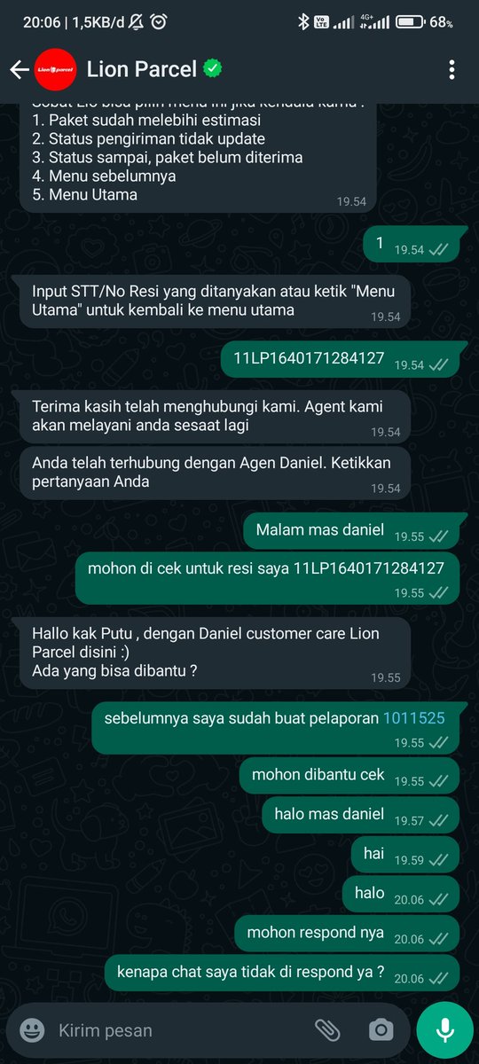 sumicko's tweet photo. @lionparcel_ apakah layanan dalam menangani keluhan customer seperti ini ya ?
mohon untuk dapat di follow up keluhan saya.
saya sudah pakai one pack untuk 1 hari, dengan biaya yg tidak kecil, sampai 5.992.000
tapi seperti ini pelayanan lion parcel https://t.co/ZDVfkruPYa