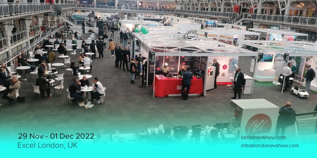 ValiantBMedia's tweet photo. The second edition of the @londonevshow is set to take place from 29 Nov - 01 Dec 2022 at Excel, London.
Read the full article at: https://t.co/zZFGEBGGTG
#electricvehicles #londonevshow #emobility #MoveIntoTheFuture https://t.co/d9JnEO5XyA