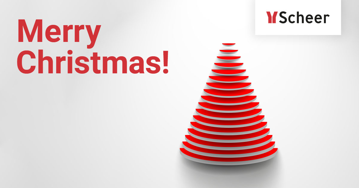 Scheer_GmbH's tweet photo. #TeamScheer wünscht Ihnen frohe und erholsame Festtage mit Ihren Lieben. Wir freuen uns schon auf das neue Jahr und die vielen Möglichkeiten, die es bereithält.
Bleiben Sie alle gesund!
#MerryChristmas #SeasonsGreetings #StayHealthy #ThankYou https://t.co/LeYUBr19n9
