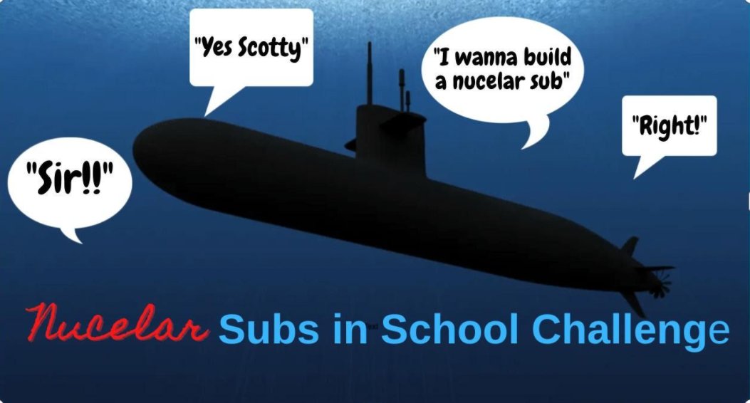 wagepeaceau's tweet photo. What now for SUBS in Schools? Will the kids start designing nuclear powered subs?
Demand an ethical and critical education free of corporate and political control. Speak up about the intrusion of the weapons industry into our classrooms.#OrcasNotAUKUS #DemilitarizeSTEM https://t.co/rIzDTTkt9m