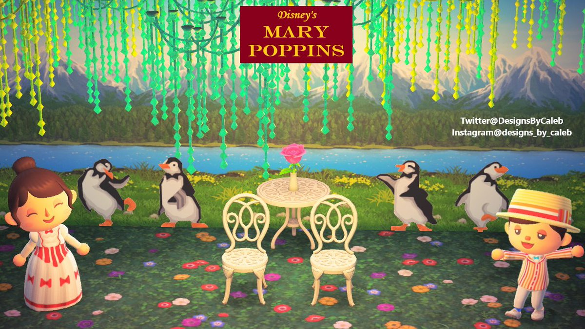 Codes Available Now for a LIMITED TIME under Creator ID MA-6348-8070-8874  Enjoy! #MaryPoppins #Penguins #jollyholiday #Disney  #ACNHUpdate #ACNHDesigns  #どうぶつの森 #マイデザイン #あつまれどうぶつの森 #acnhinspo 