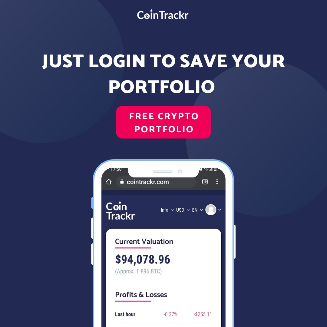 cointrackr's tweet photo. The website is completely free to use, without any ads!
Just login to save your portfolio and you can start sorting your assets. https://t.co/oitJ6MdOVQ https://t.co/Qt4B3td35p